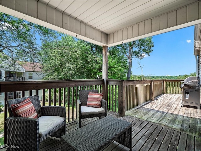 1217 W River Rd N Unit A3, Elyria, OH 44035 - wooden terrace featuring area for grilling