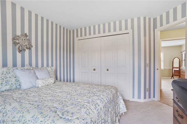 8883 Michaels Ln, Broadview Heights, OH 44147 - bedroom with light carpet and a closet