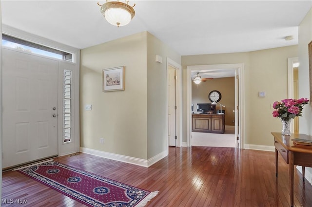 8883 Michaels Ln, Broadview Heights, OH 44147 - foyer entrance featuring wood-type flooring and baseboards