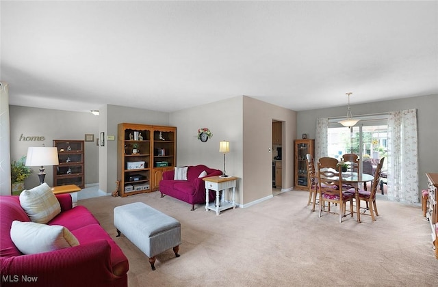 6122 Forest Ridge Dr, North Olmsted, OH 44070 - living room featuring light carpet