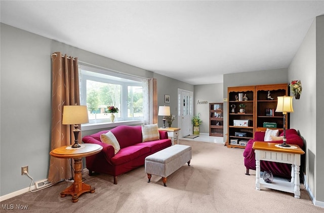 6122 Forest Ridge Dr, North Olmsted, OH 44070 - living area with carpet and baseboards