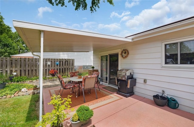 6122 Forest Ridge Dr, North Olmsted, OH 44070 - view of patio / terrace with area for grilling and outdoor dining space