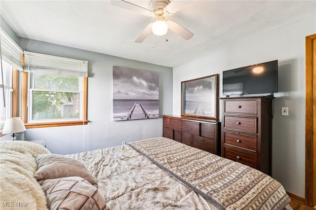 129 Whitman Blvd, Elyria, OH 44035 - bedroom featuring ceiling fan