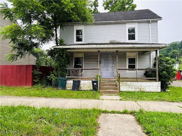 518 Jefferson Ave, Cambridge, OH 43725 - view of front of property with covered porch