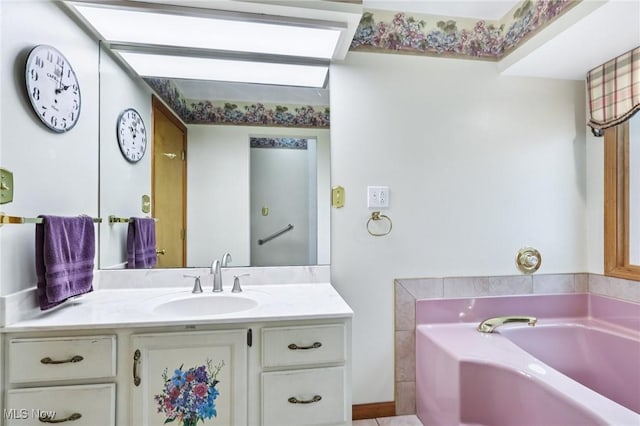 1318 Mirheath Dr, Huron, OH 44839 - full bathroom featuring a bath and vanity