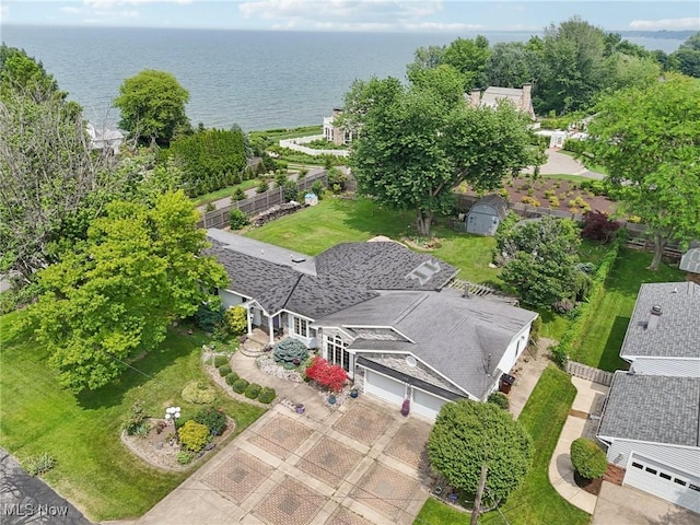 1318 Mirheath Dr, Huron, OH 44839 - drone / aerial view of a large body of water