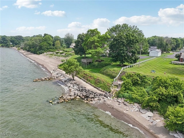 1318 Mirheath Dr, Huron, OH 44839 - drone / aerial view of a nearby body of water