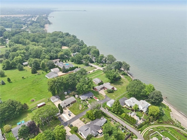 1318 Mirheath Dr, Huron, OH 44839 - aerial overview of property's location featuring a large body of water