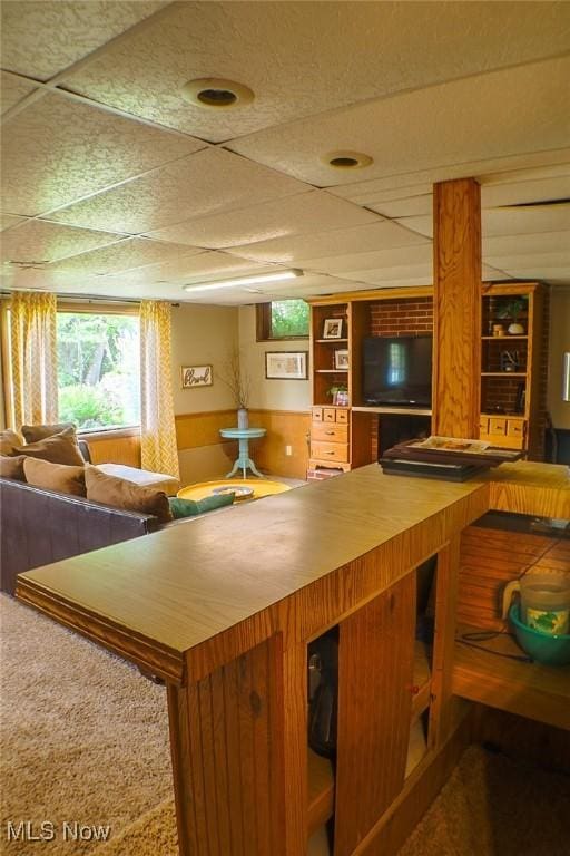 4145 Old River Rd, Philo, OH 43771 - bar area featuring carpet floors