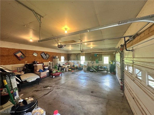 4145 Old River Rd, Philo, OH 43771 - garage featuring a garage door opener