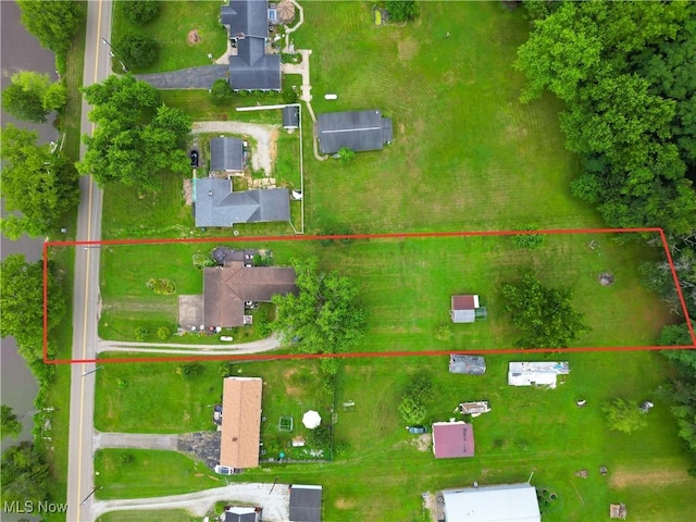 4145 Old River Rd, Philo, OH 43771 - aerial view of property's location with property boundaries highlighted