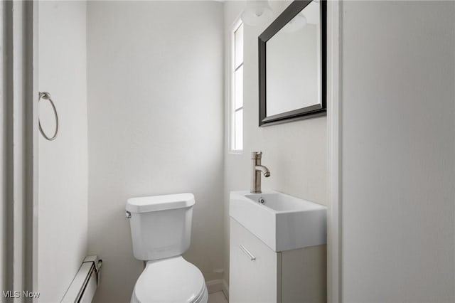 18112 Lomond Blvd, Shaker Heights, OH 44122 - bathroom featuring vanity and a baseboard heating unit