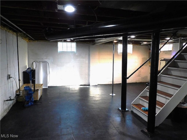 3233 Wilson Ave, Ashtabula, OH 44004 - basement with stairway