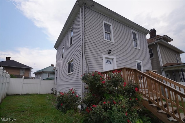 124 Peeler St, Mingo Junction, OH 43938 - back of property featuring a deck