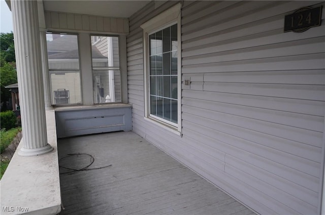 124 Peeler St, Mingo Junction, OH 43938 - view of wooden deck