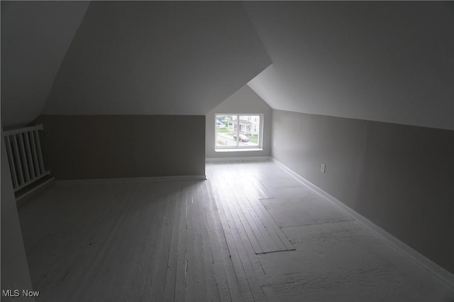 124 Peeler St, Mingo Junction, OH 43938 - bonus room featuring lofted ceiling and hardwood / wood-style floors