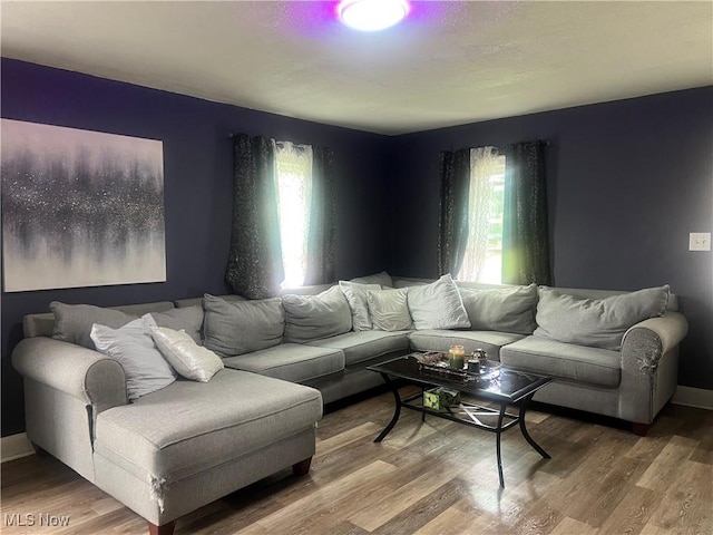 1540 Tanner Ave SW, Canton, OH 44706 - living area with wood finished floors and baseboards