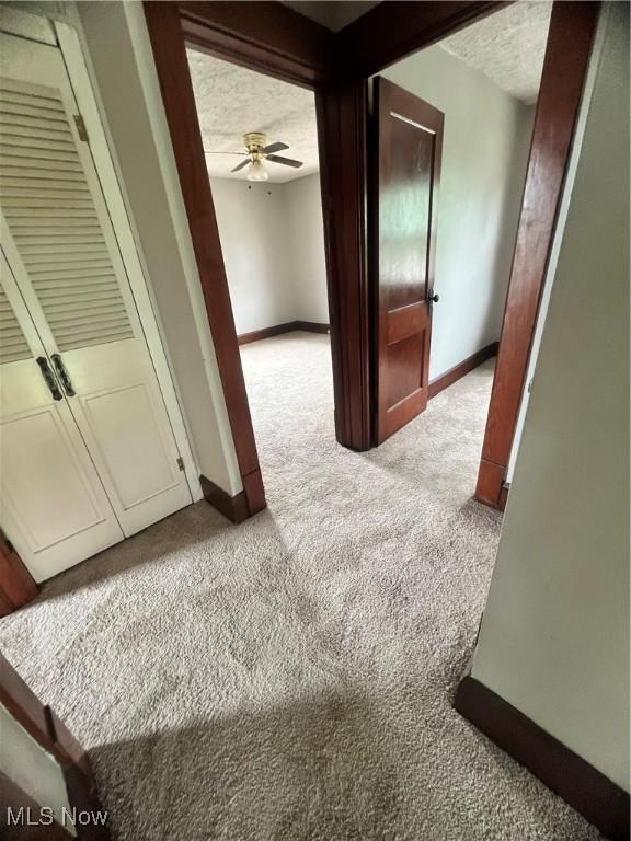 1370 Lee Ct SW, Canton, OH 44706 - hallway featuring carpet floors and baseboards
