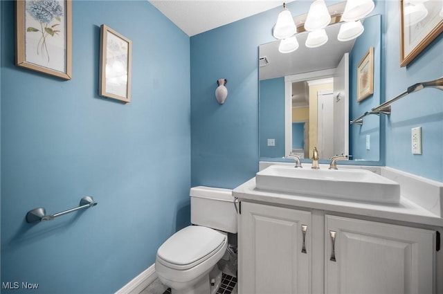8985 Williams Rd, Chardon, OH 44024 - half bath featuring toilet and vanity