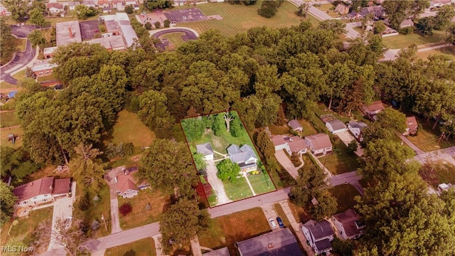 128 Forest Hill Dr, Avon Lake, OH 44012 - aerial view of property and surrounding area featuring nearby suburban area and property parcel outlined