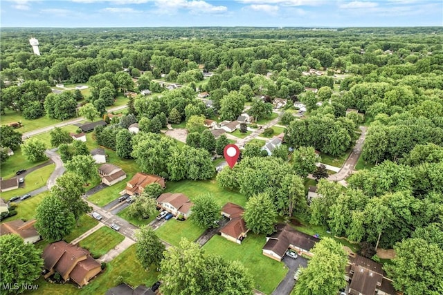 114 Corrin Cir, Cortland, OH 44410 - aerial view of a heavily wooded area