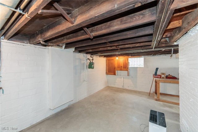 3817 Washington Park Blvd, Newburgh Heights, OH 44105 - basement with gas meter