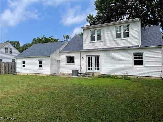 35958 Hiawatha Blvd, Eastlake, OH 44095 - back of house with french doors and roof with shingles