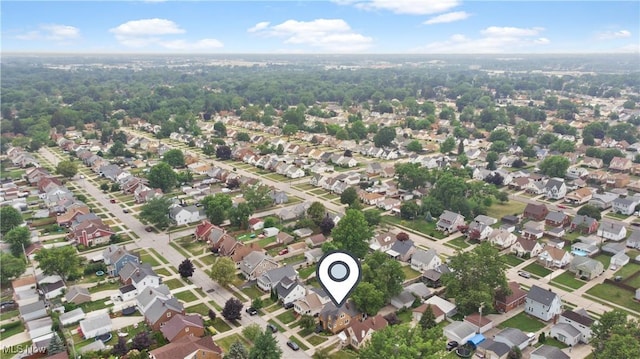 7604 Spring Garden Rd, Parma, OH 44129 - aerial overview of property's location featuring nearby suburban area