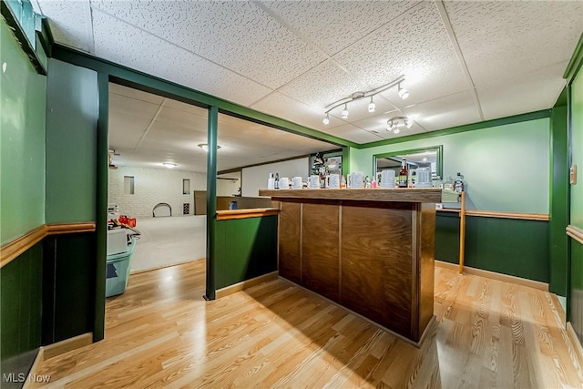 2640 Fleger Dr, Parma, OH 44134 - indoor dry bar featuring wood finished floors