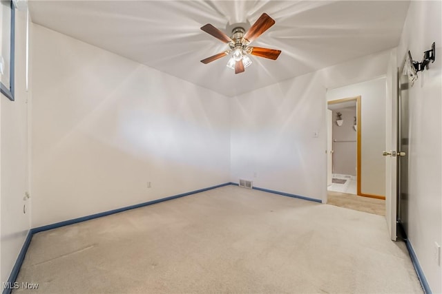 2640 Fleger Dr, Parma, OH 44134 - spare room with carpet and ceiling fan