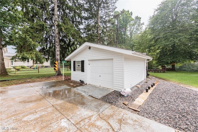 11756 Clarke Rd, Columbia Station, OH 44028 - detached garage featuring driveway