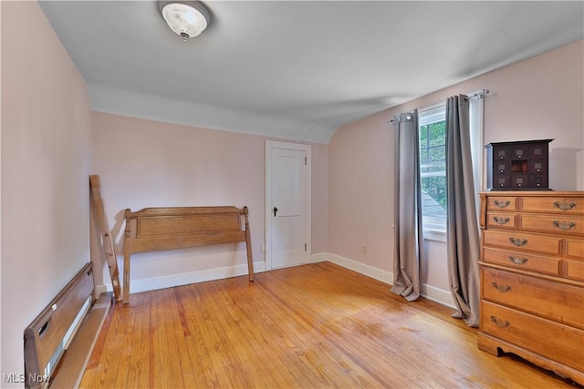 4019 Euclid Blvd, Youngstown, OH 44512 - unfurnished bedroom with light wood-type flooring and baseboards