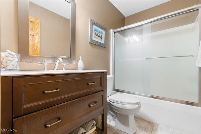 3100 Ravineview Cir, Stow, OH 44224 - full bath featuring vanity, combined bath / shower with glass door, and tile patterned flooring