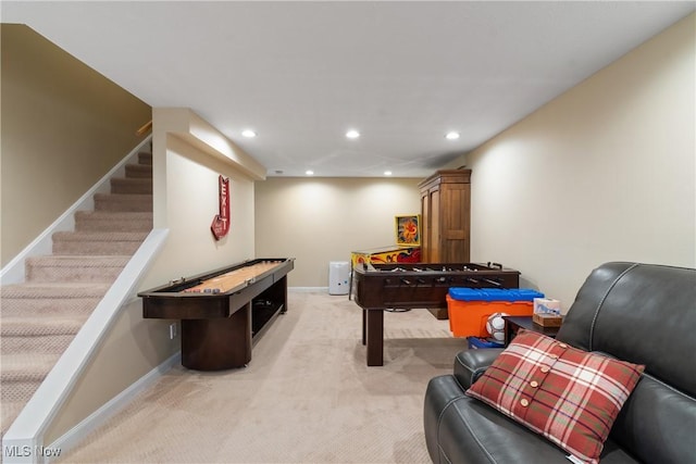 3100 Ravineview Cir, Stow, OH 44224 - playroom with recessed lighting and light colored carpet