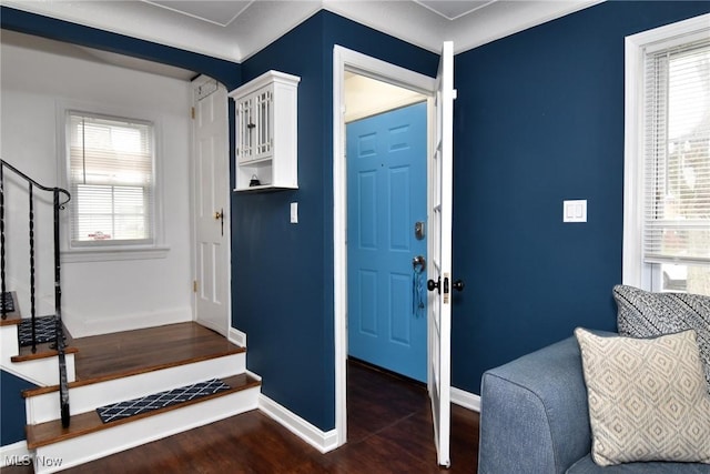 3921 Grosvenor Rd, South Euclid, OH 44118 - foyer featuring wood finished floors and plenty of natural light