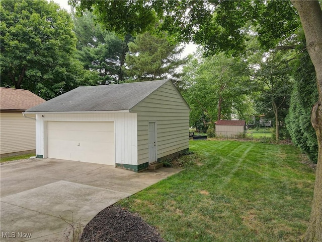 87 Holcomb Ave, Mogadore, OH 44260 - view of detached garage