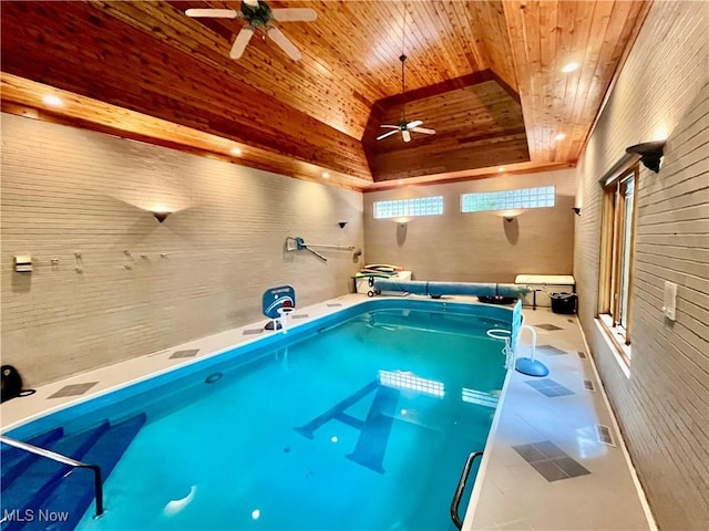 23547 Quail Holw, Westlake, OH 44145 - view of pool with ceiling fan