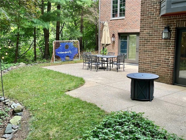 23547 Quail Holw, Westlake, OH 44145 - view of patio / terrace featuring outdoor dining area