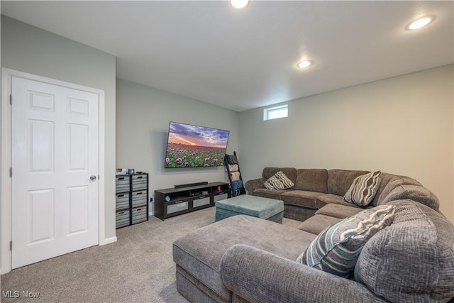 4504 Ledge Ct, Kent, OH 44240 - carpeted living room with recessed lighting