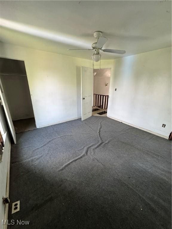 699 E 156th St, Cleveland, OH 44110 - empty room featuring ceiling fan and carpet