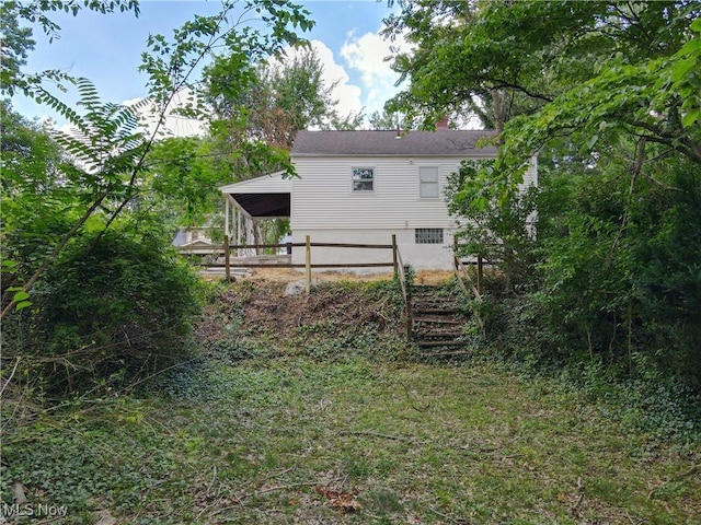 1672 Battery B St, Akron, OH 44305 - rear view of house