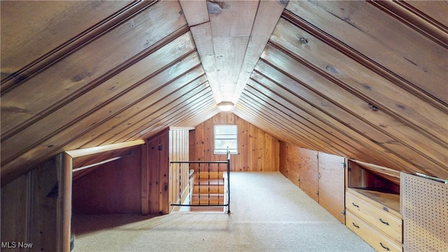 1672 Battery B St, Akron, OH 44305 - unfinished attic with an upstairs landing