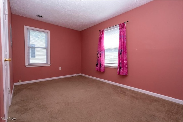 1214 E 360th St, Eastlake, OH 44095 - spare room featuring carpet flooring and a textured ceiling