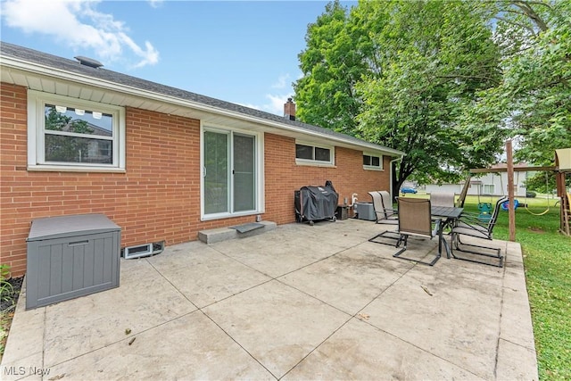 6767 Chippewa Ave NW, North Canton, OH 44720 - view of patio / terrace featuring grilling area and outdoor dining area