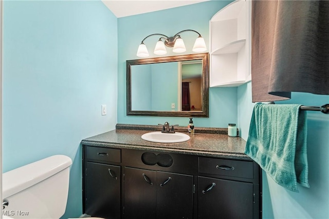 6767 Chippewa Ave NW, North Canton, OH 44720 - half bath featuring vanity and toilet