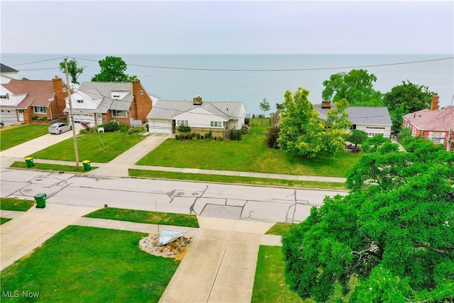 29504 Cresthaven Dr, Willowick, OH 44095 - aerial view of residential area featuring a large body of water