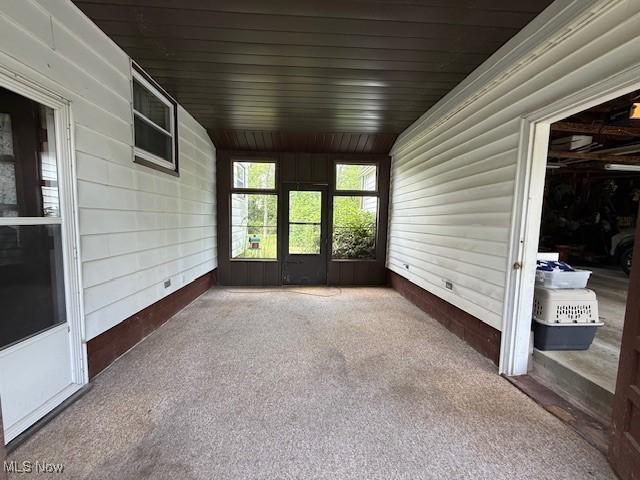 5783 Eagle Creek Rd, Leavittsburg, OH 44430 - view of unfurnished sunroom