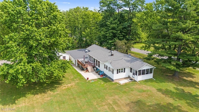 6062 Trask Rd, Thompson, OH 44086 - aerial view of property and surrounding area
