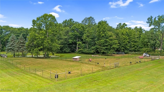 6062 Trask Rd, Thompson, OH 44086 - view of yard featuring a rural view