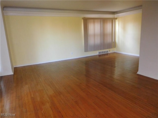 13698 Cedar, University Heights, OH 44118 - unfurnished room featuring hardwood / wood-style floors and crown molding